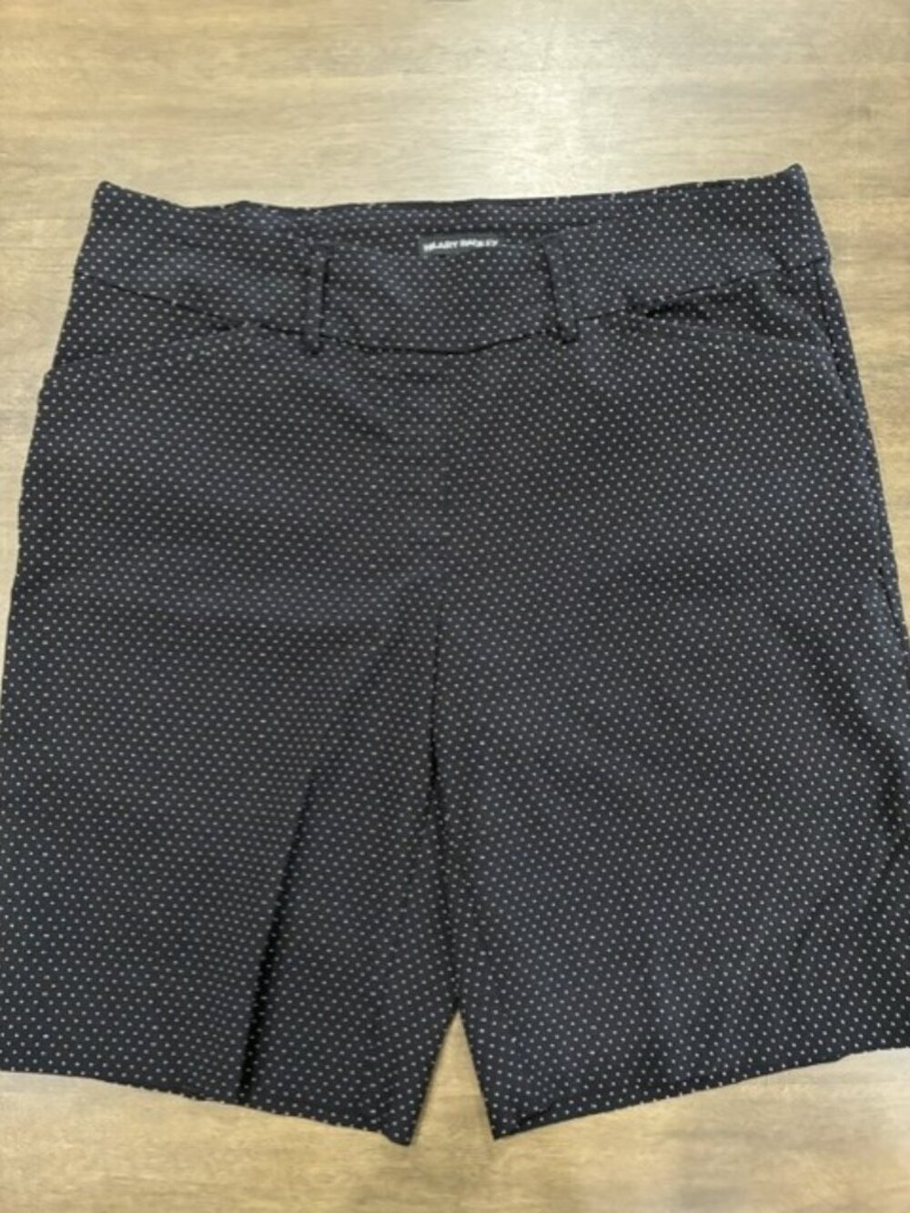 Hilary Radley Women’s Size Large – Black with white Polka Dot Shorts